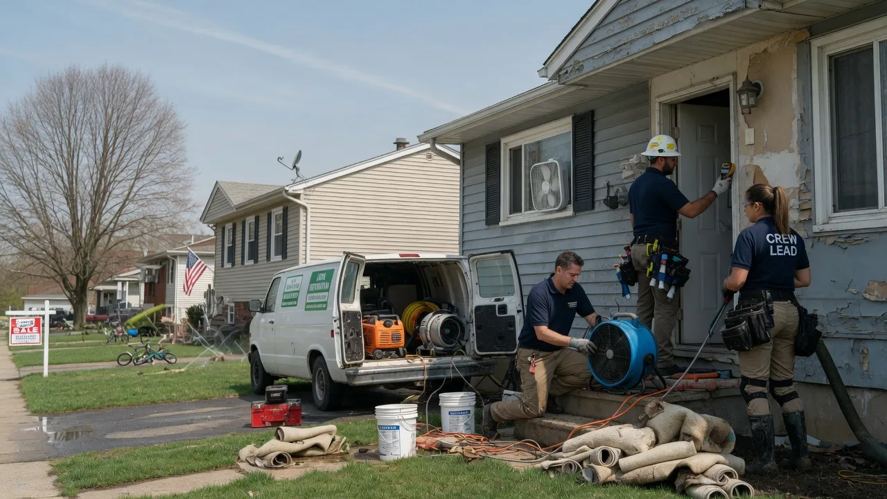 Flood Cleanup in Luthersburg, PA near me