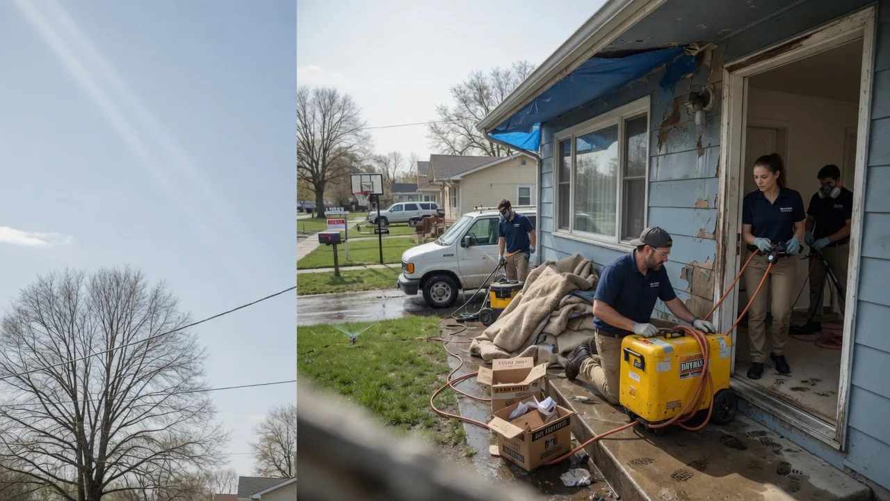 Basement Flood Cleanup in Luthersburg, PA near me